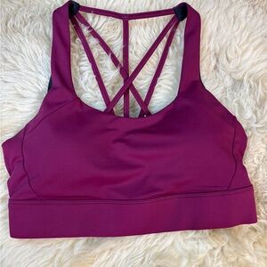 Cranberry light and tight Sports Bra